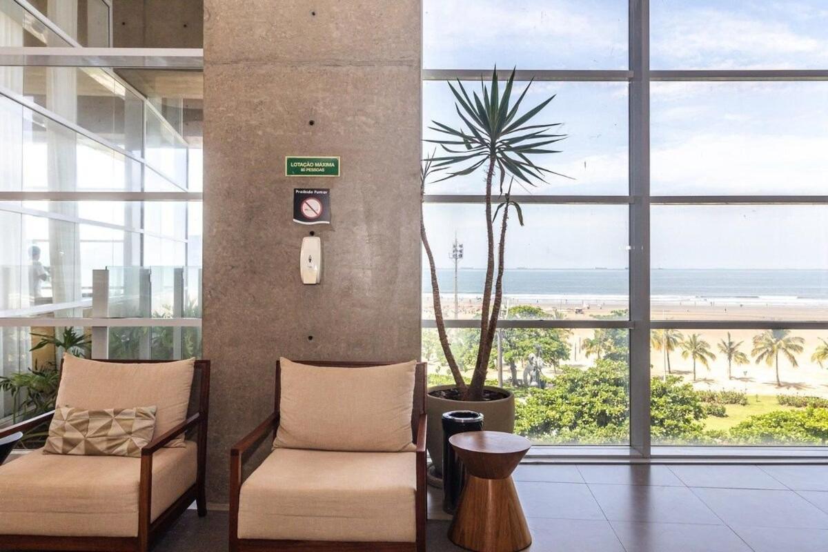 Studio Moderno Em Condominio De Luxo Pe Na Areia Santos  Luaran gambar