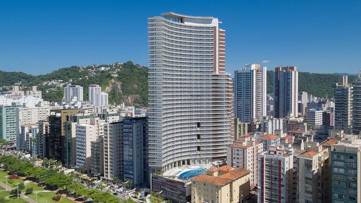Studio Moderno Em Condominio De Luxo Pe Na Areia Santos  Luaran gambar