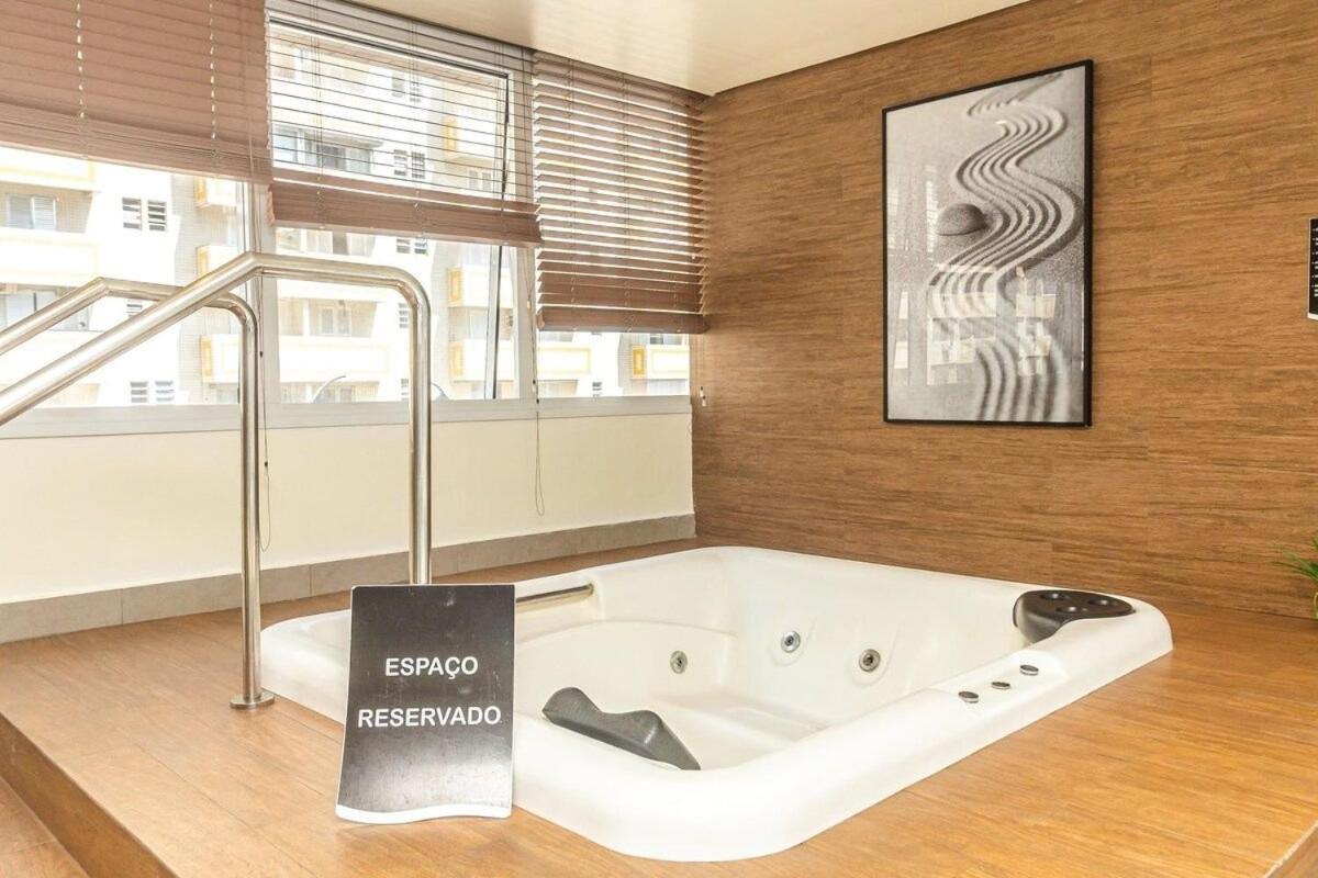 Studio Moderno Em Condominio De Luxo Pe Na Areia Santos  Luaran gambar