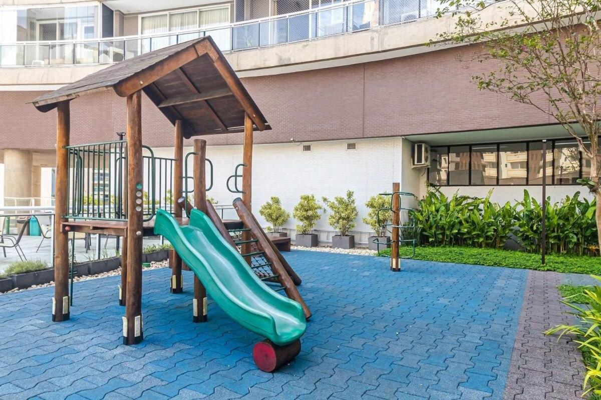 Studio Moderno Em Condominio De Luxo Pe Na Areia Santos  Luaran gambar