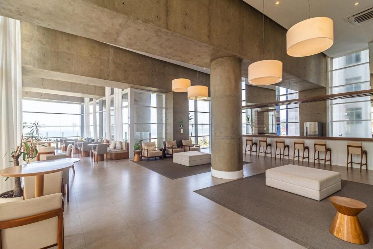 Studio Moderno Em Condominio De Luxo Pe Na Areia Santos  Luaran gambar