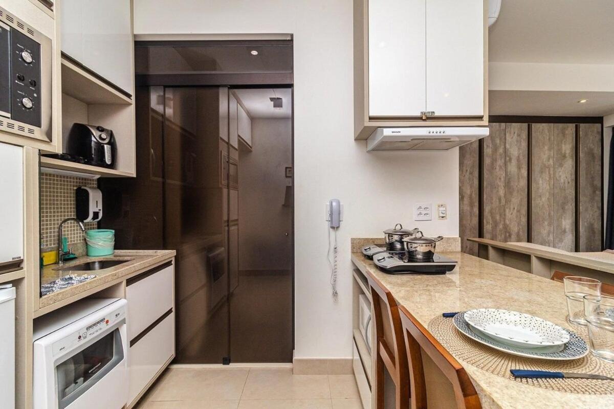 Studio Moderno Em Condominio De Luxo Pe Na Areia Santos  Luaran gambar